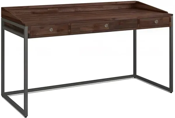 Ralston - Desk - Distressed Charcoal Brown