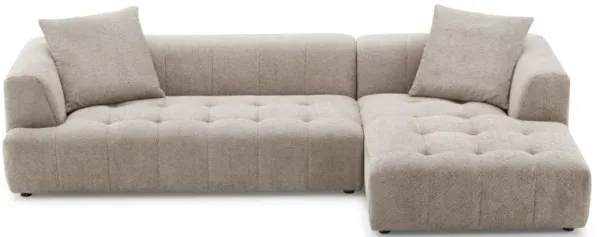 Kaynes - Right Sectional Sofa - Mocha