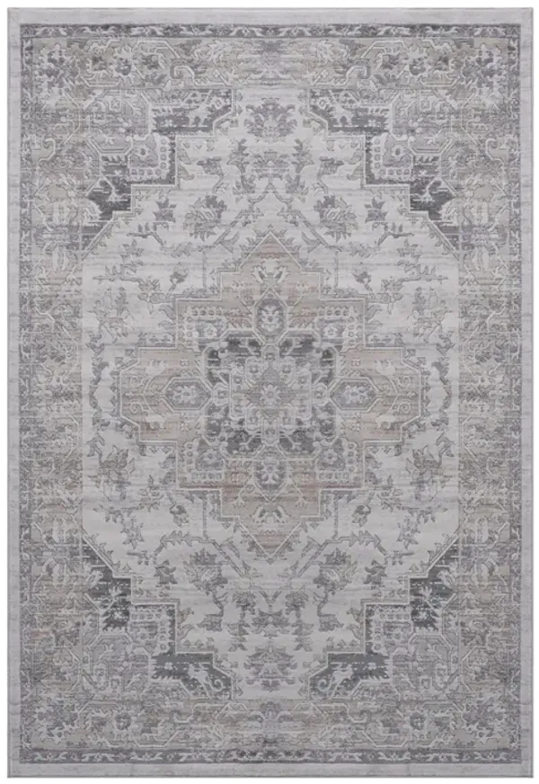 Marfi - 6' X 9' Oriental Area Rug - Ivory / Beige