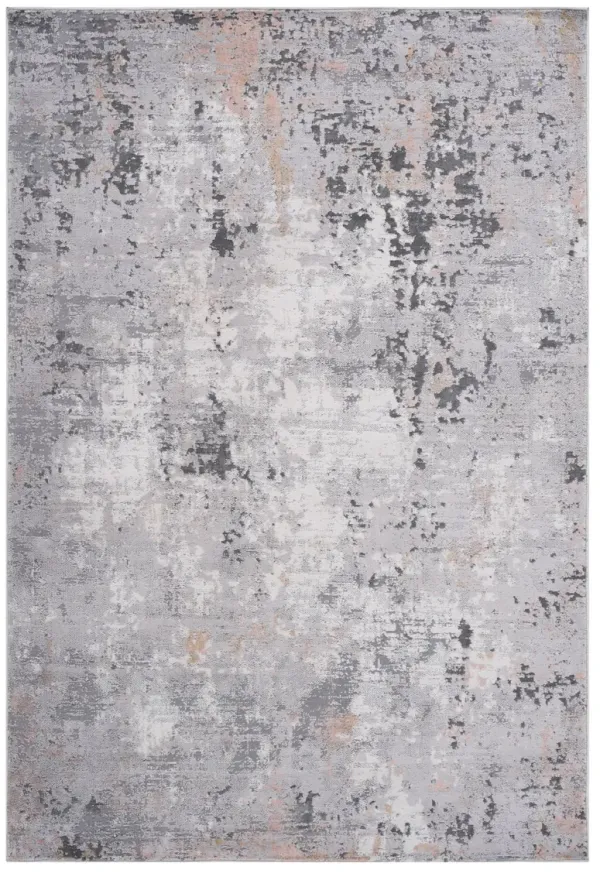Marfi - 2' X 3' Abstract Area Rug - Gray / Multi