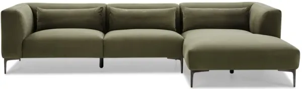 Laley - Right Facing L-Shaped Sectional - Green