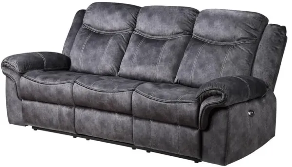 Jimny - Domino Power Reclining Sofa - Granite