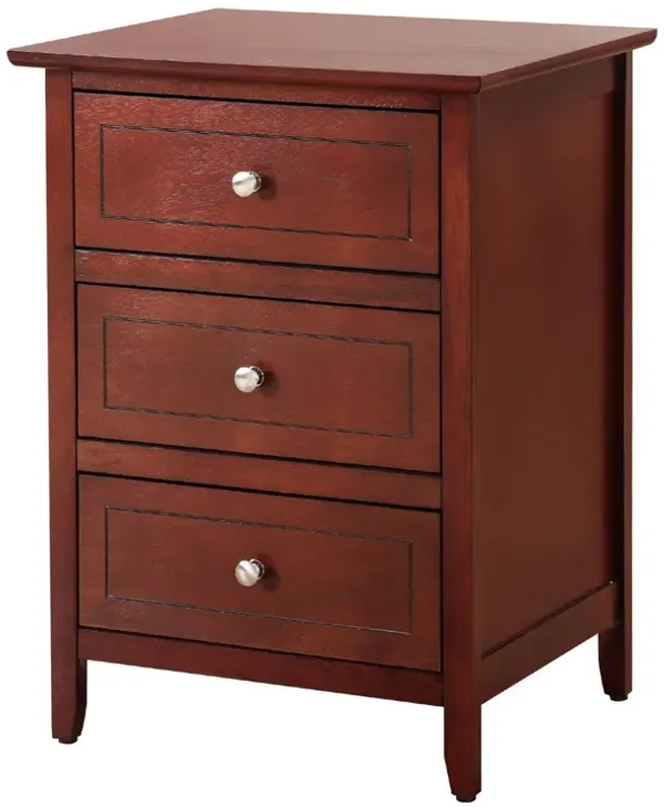 Transitional Nightstand For Bedrooms - Cherry