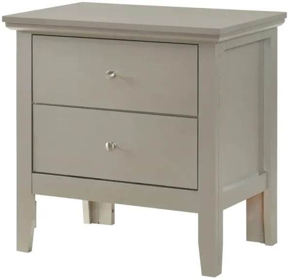 Primo - Nightstand - Silver Champagne
