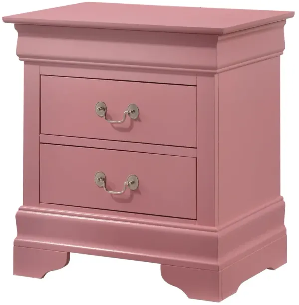 Louis Phillipe - Nightstand - Pink