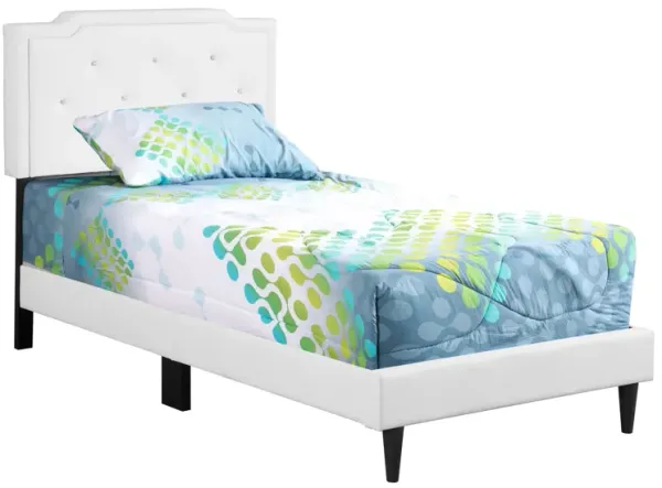 Deb - Twin Bed - White