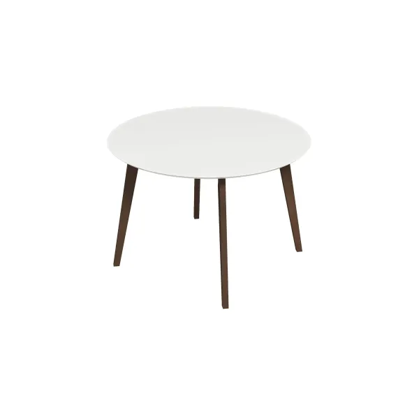 Alina - Dining Table - Brown / White