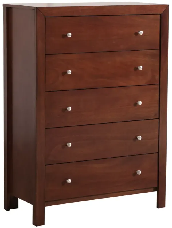 Modern Elegant Transitional Storage Chest - Cherry