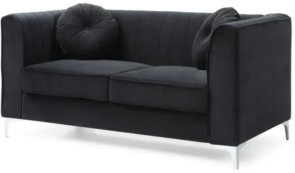 Delray - Loveseat - Black