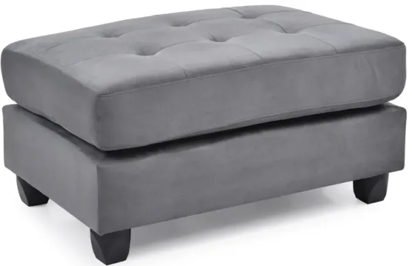 Stylish Contemporary Ottoman For Every Space - Gray