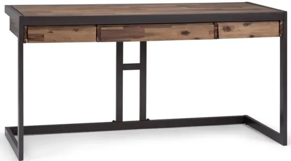 Erina - Desk - Rustic Natural Aged Brown