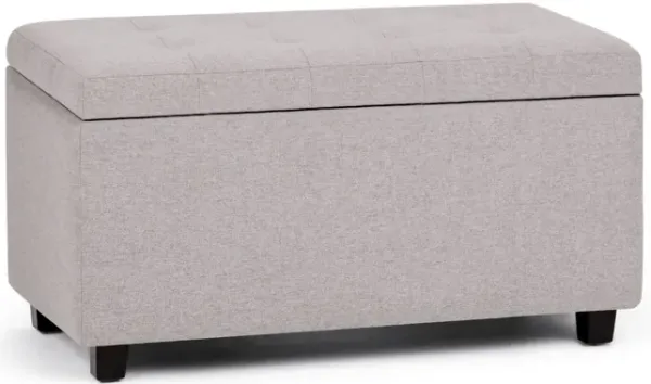 Cosmopolitan - Storage Ottoman - Cloud Gray