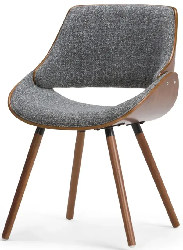 Malden - Bentwood Dining Chair With Wood Back - Gray