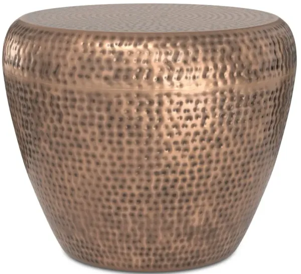 Preston - Metal Side Table - Antique Copper