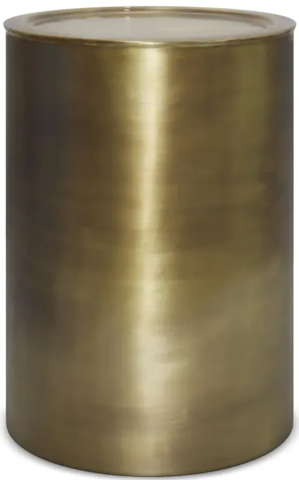 Corbin - Metal Side Table - Antique Gold