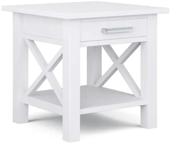 Kitchener - End Table - White