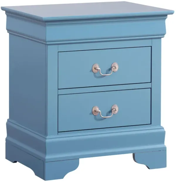 Louis Phillipe - Nightstand - Teal