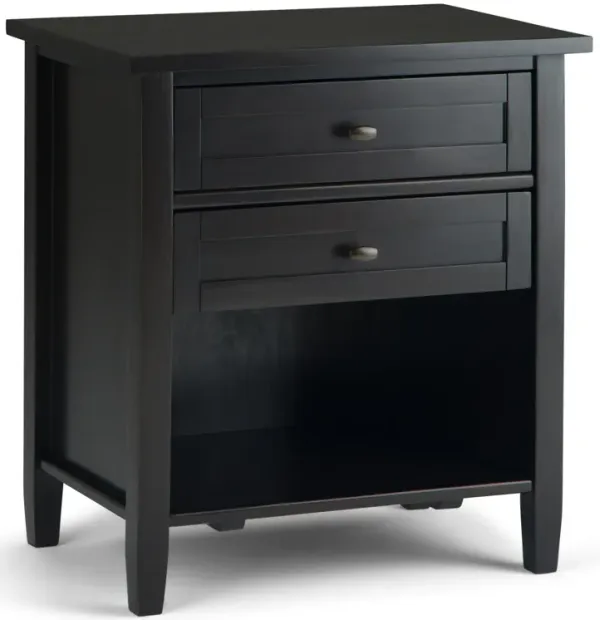 Warm Shaker - Bedside Table - Hickory Brown