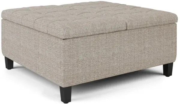 Harrison - Coffee Table Storage Ottoman - Platinum