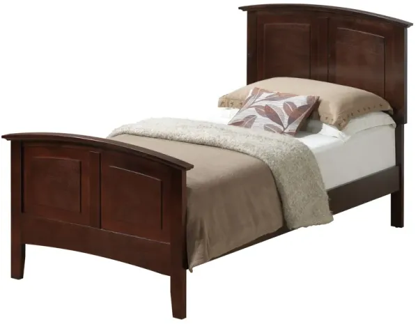Twin Bed Elegant - Cappuccino