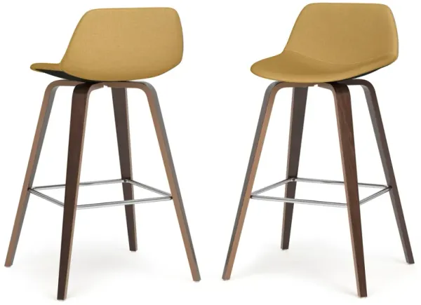 Randolph - Bentwood Counter / Bar Height Stool (Set of 2) - Yellow