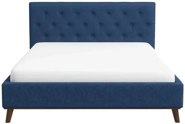 Graceville - King Size Platform Bed - Blue