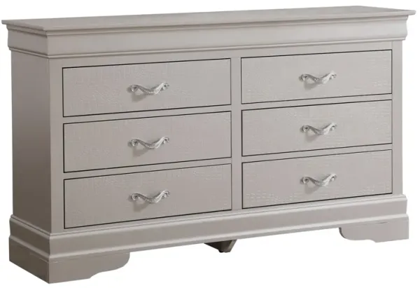 Modern Sophisticated Dresser - Silver Champagne