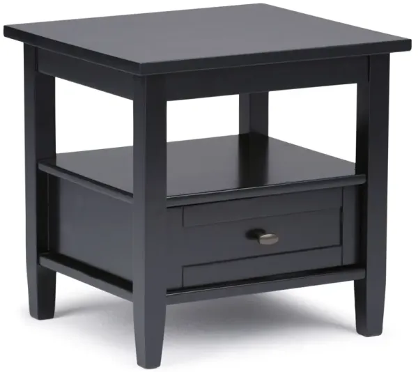 Warm Shaker - End Table - Black