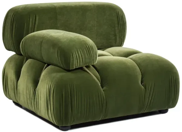 Marcel - Bubble Modular Modern Lounge Arm Chair - Olive Green