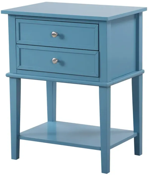 Newton - Stylish Contemporary Nightstand - Teal