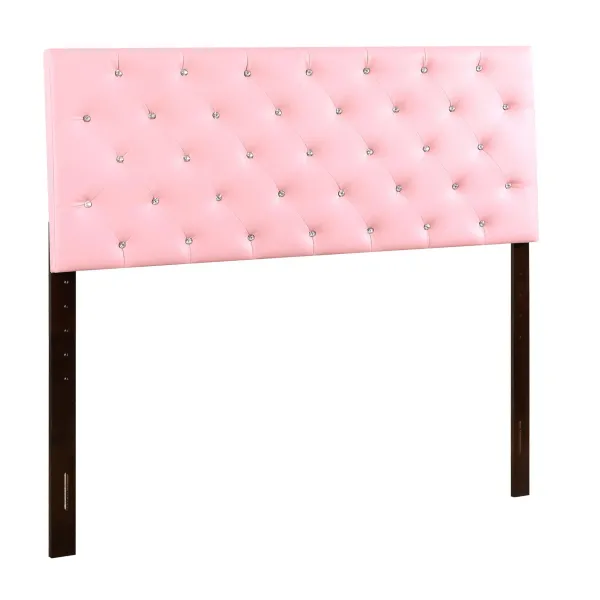 Full Cheerful Adjustable Headboard - Pink