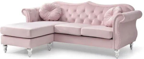 Hollywood - Sofa Chaise - Pink