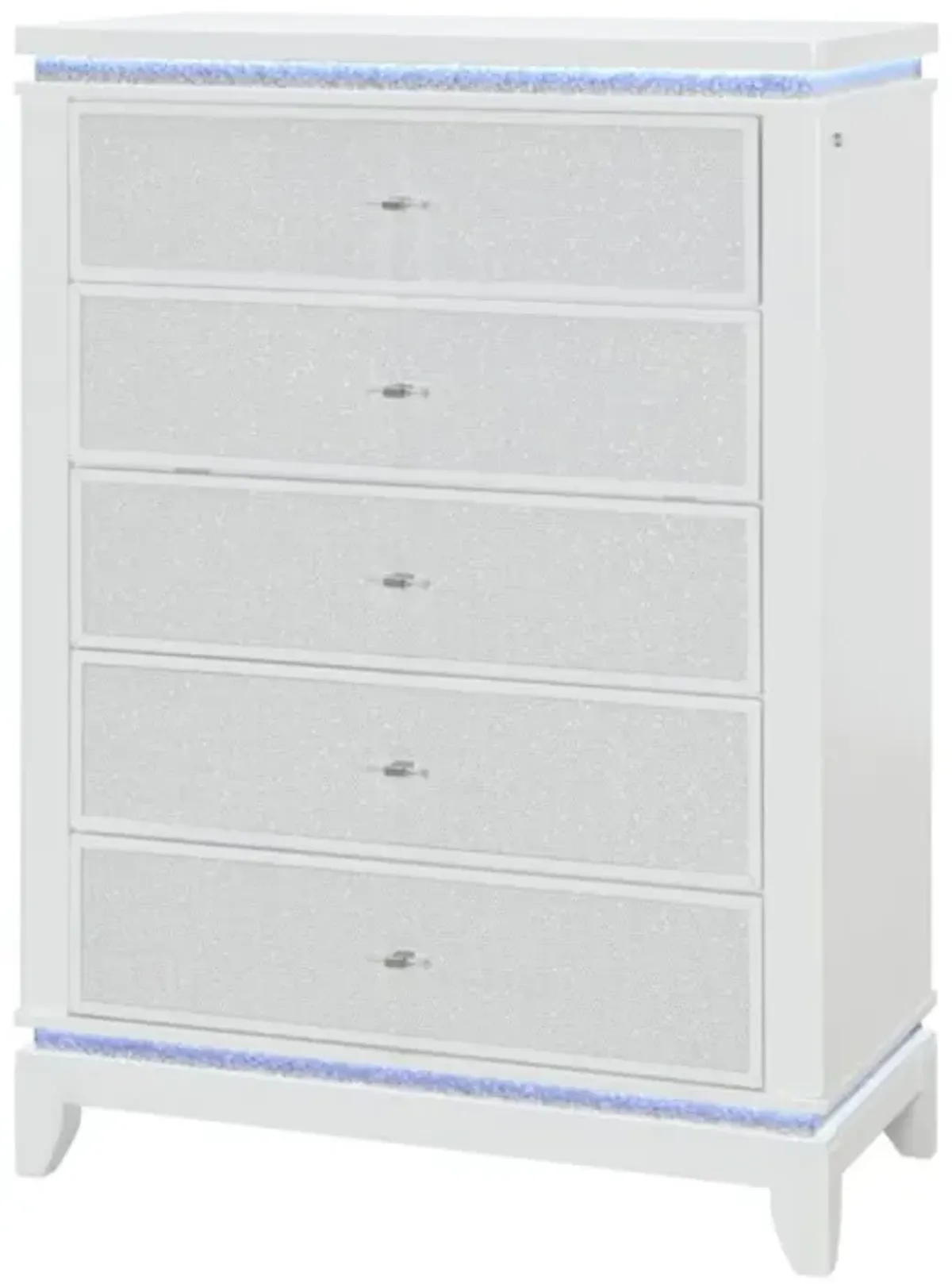 Adalid - Chest With LED Lighting - White