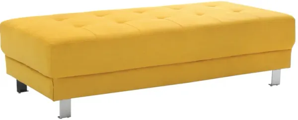 Contemporary Ottoman For Stylish Living - Yellow