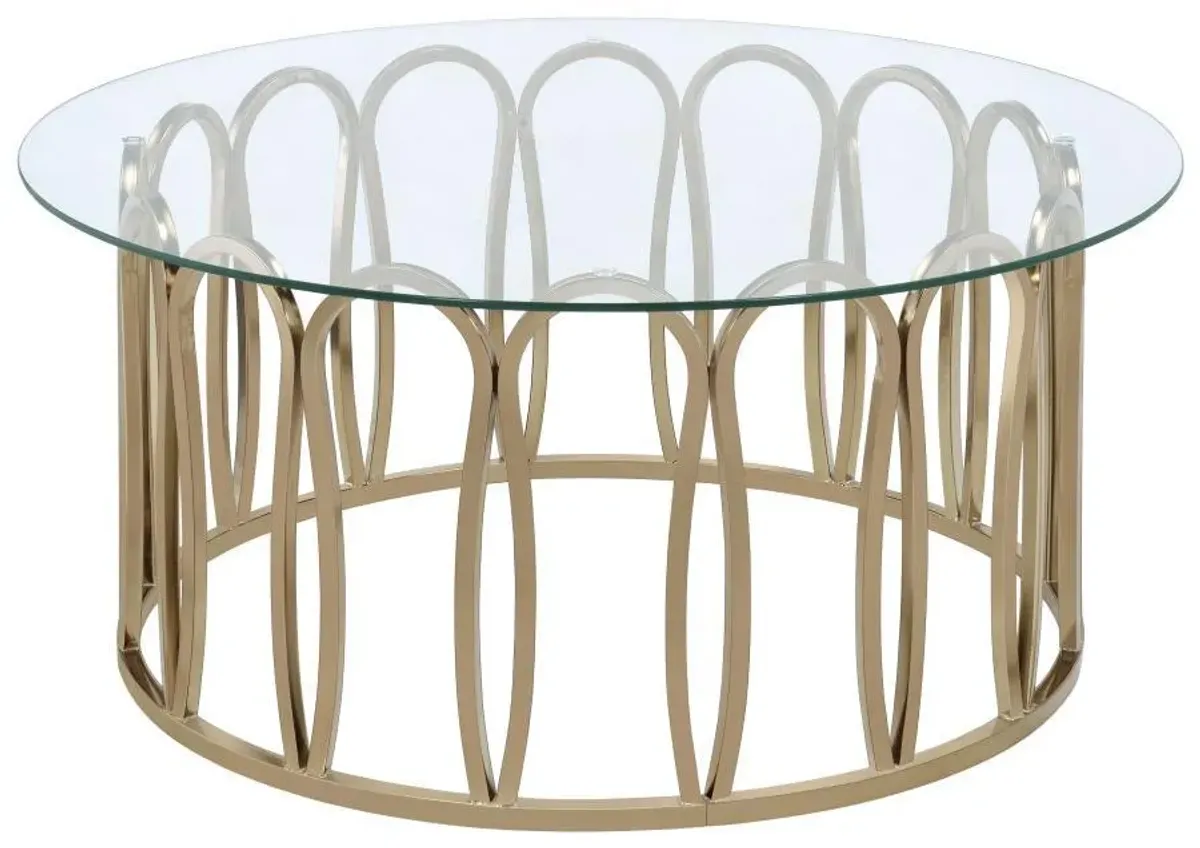 Monett - Round Glass Top Table