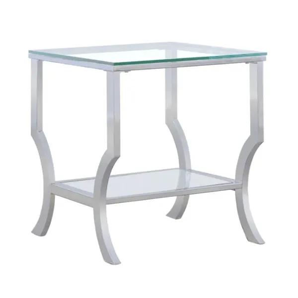 Saide - Rectangular Glass Top Table