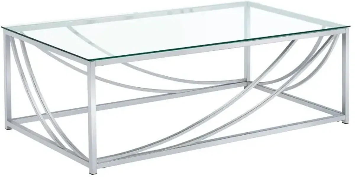 Lille - Glass Top Entryway Sofa Console Table Accents