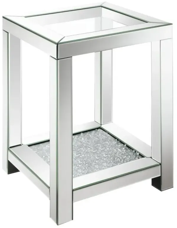 Valentina - Square Glass Top Table