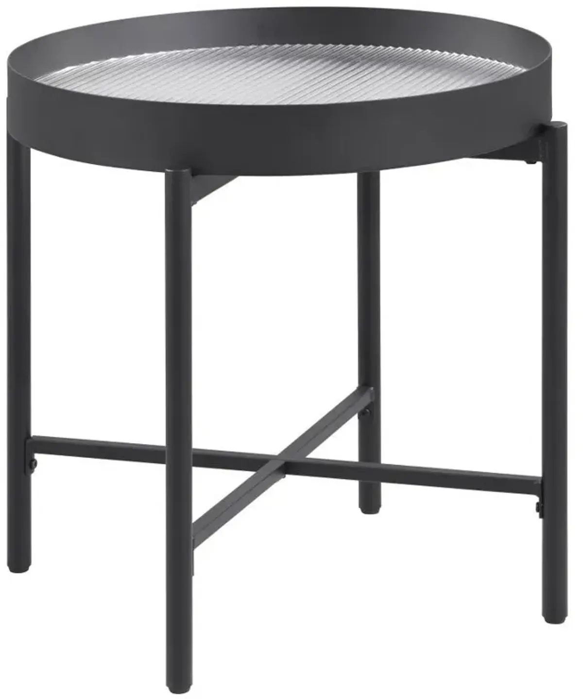 Ozella - Round Table With Hidden Storage Sandy