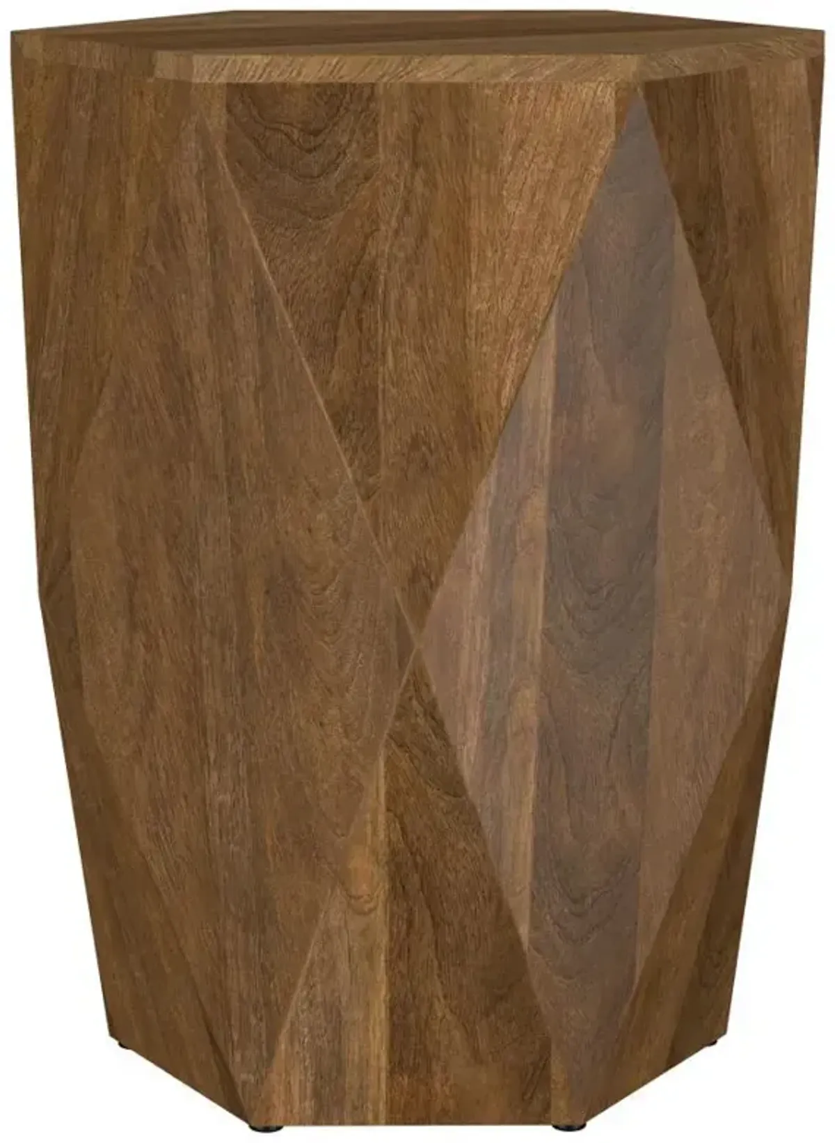Zalika - Hexagonal Solid Mango Wood Table
