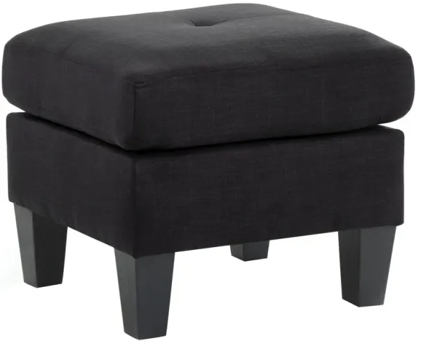 Chic Casual Ottoman - Black