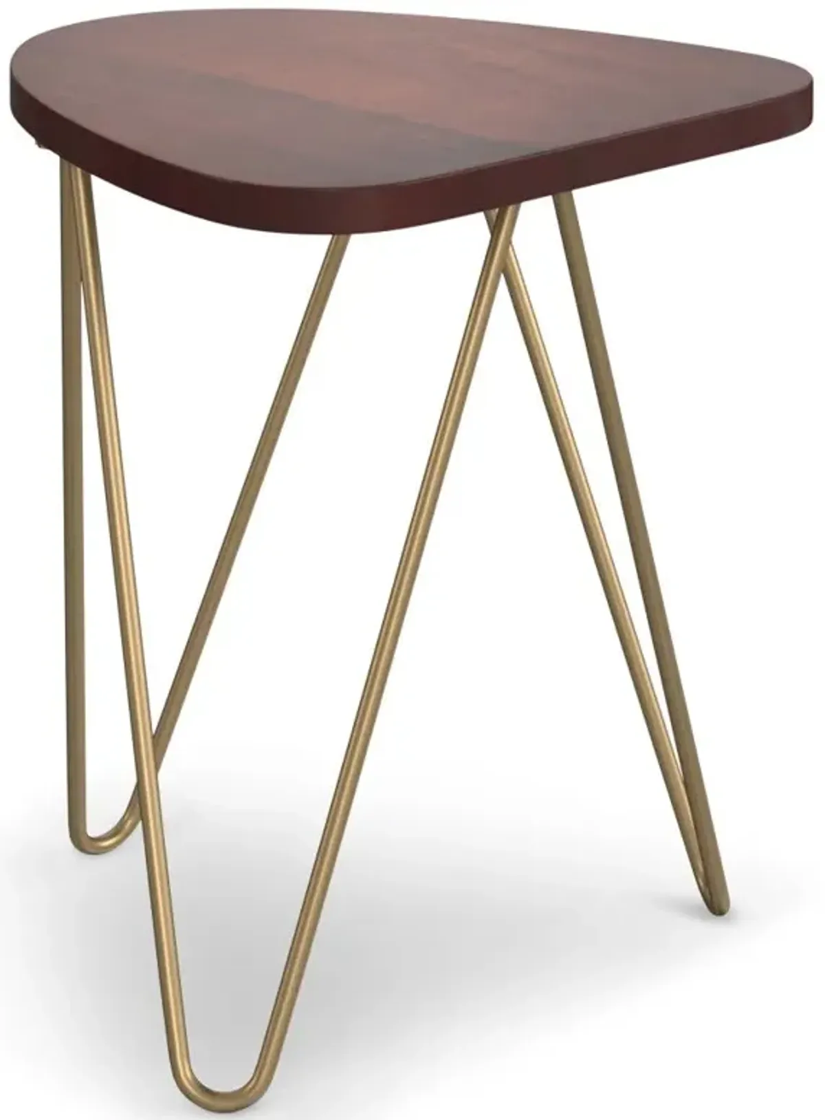 Patrice - Handcrafted Metal And Wood Accent Table