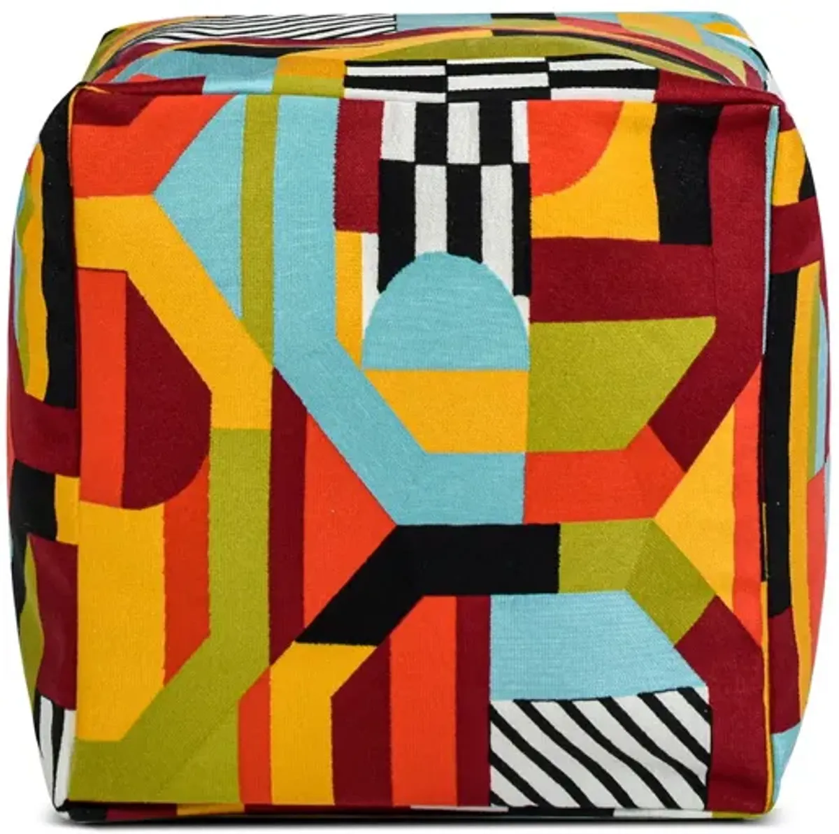 Pouf Luxury Oversized Bean Bag Cube Ottoman