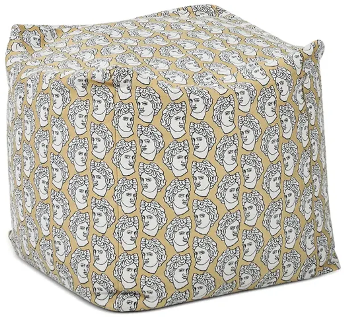 Pouf Luxury Oversized Bean Bag Cube Ottoman