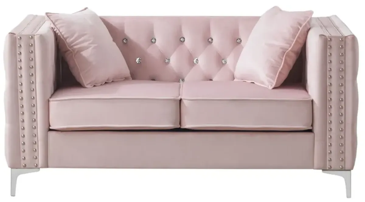 Elegant Track Arm Loveseat