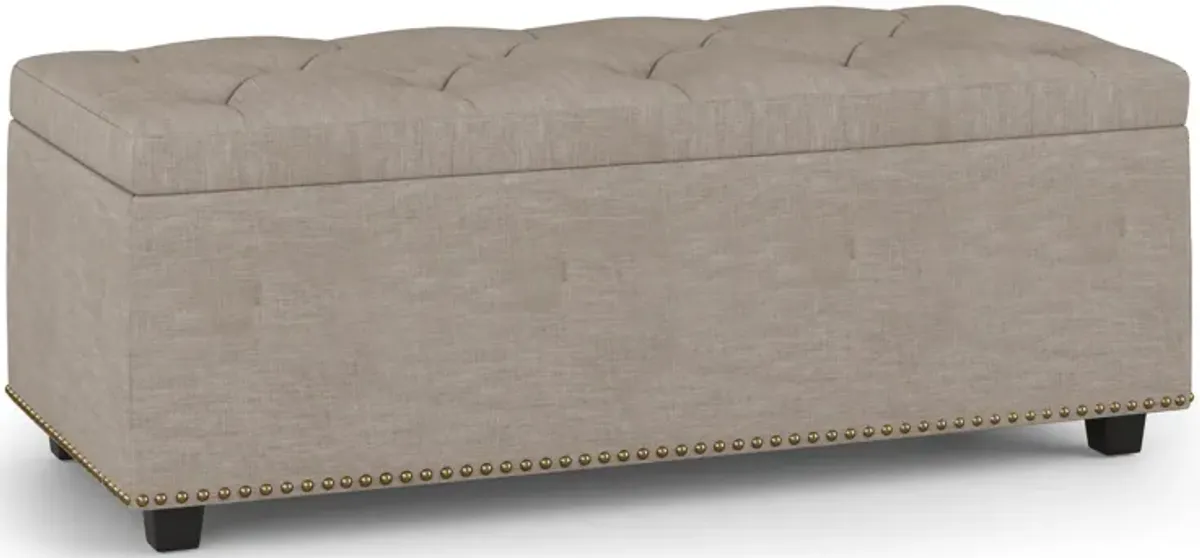 Hamilton - Upholstered Lift Top Rectangular Storage Ottoman