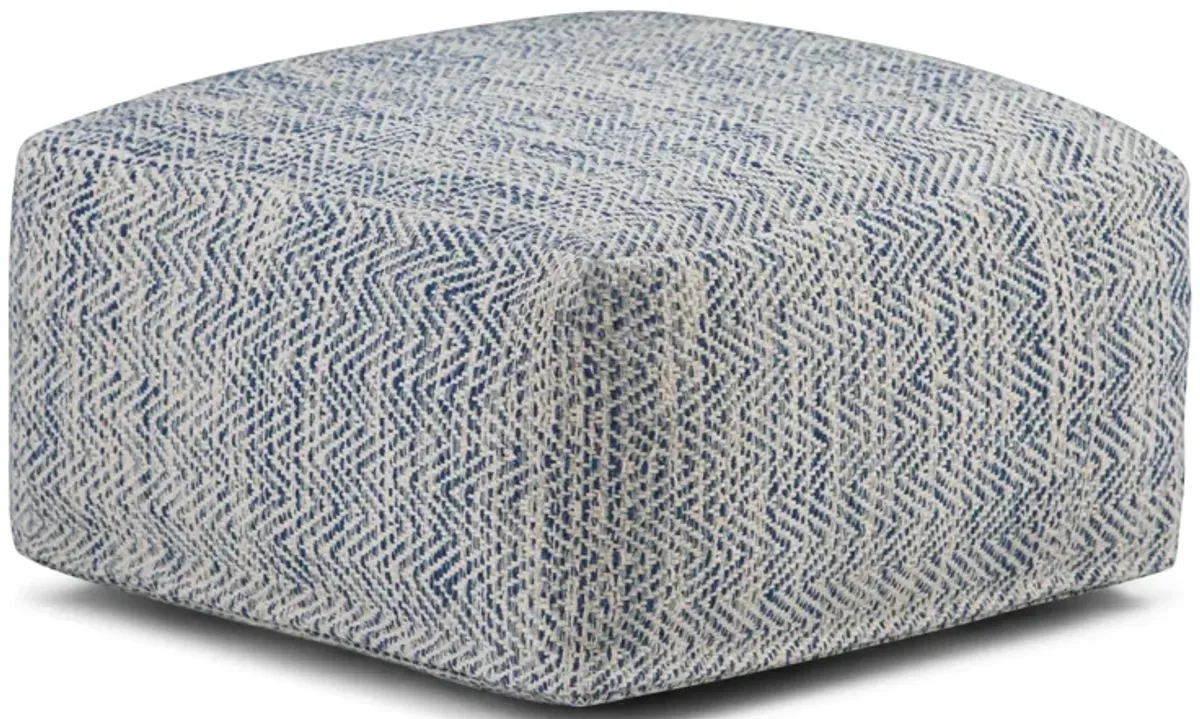 Nate - Handcrafted Square Pouf
