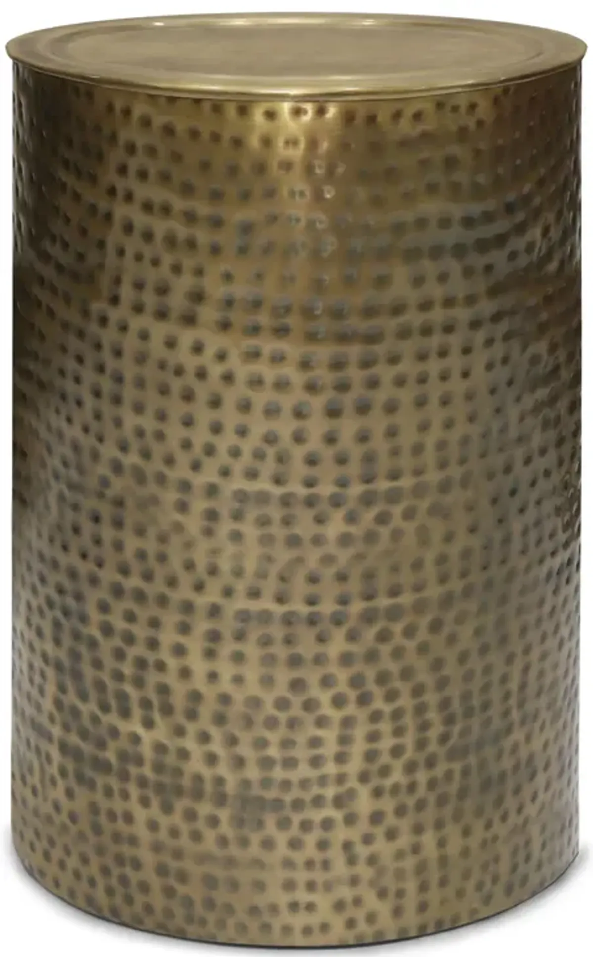 Corbin - Hammered Metal Side Table