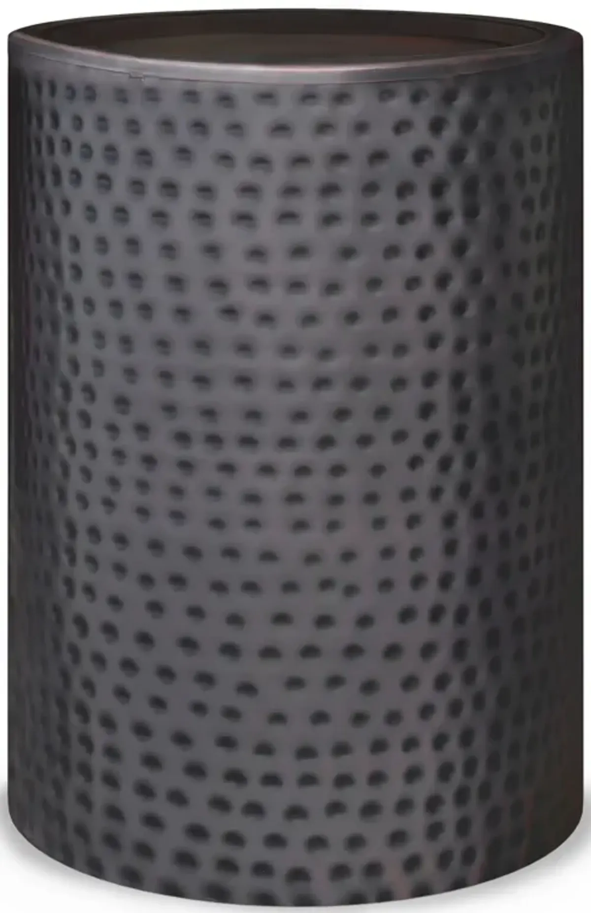 Corbin - Hammered Metal Side Table