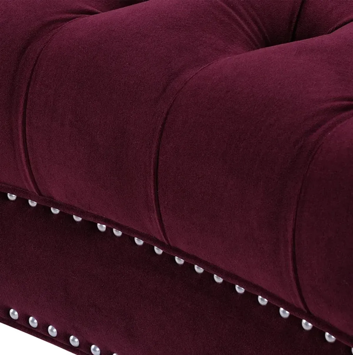 La Rosa - Victorian Chesterfield Loveseat
